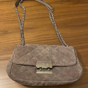 Michael Kors Quilted Tan Shoulder Bag